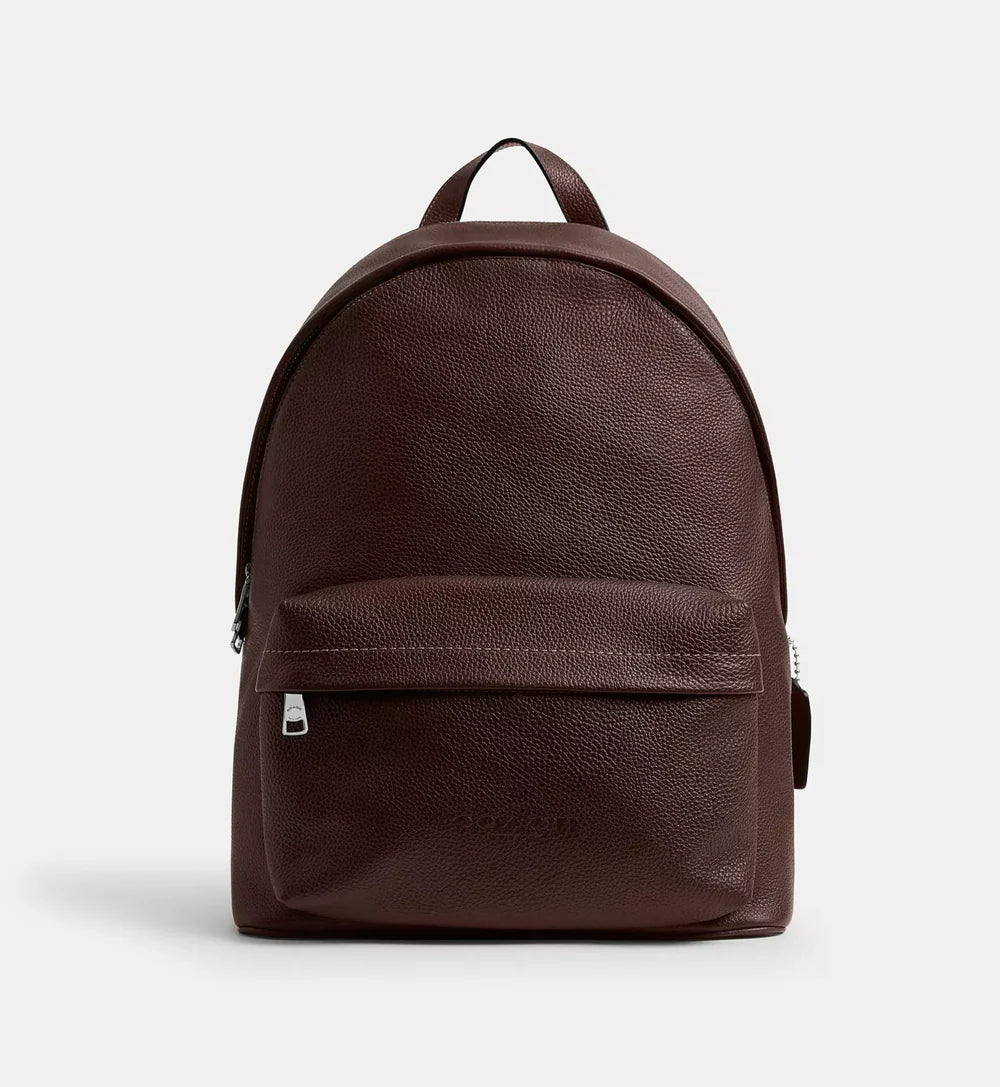 Coach Taylor Backpack 'Pebbled Leather Silver Maple'