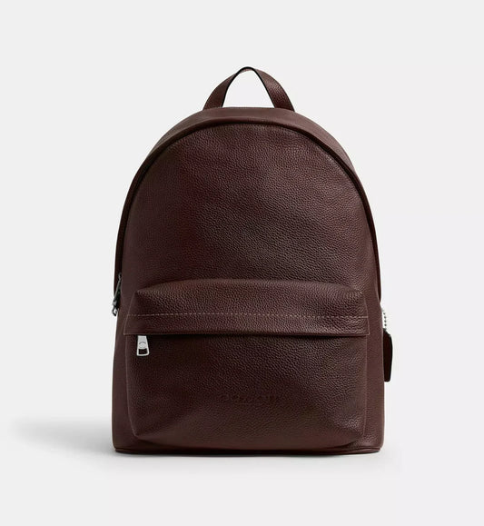 Coach Taylor Backpack 'Pebbled Leather Silver Maple'