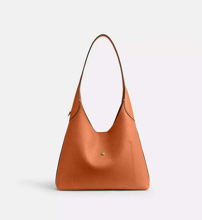 Coach Brooklyn Shoulder Bag 28 'Natural Grain Leather Brass Toffee'