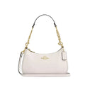 Coach Teri Shoulder Bag 'Pebbled Leather Gold Chalk'