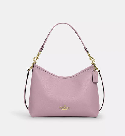 Coach Laurel Shoulder Bag 'Pebbled Leather Gold Carnation'