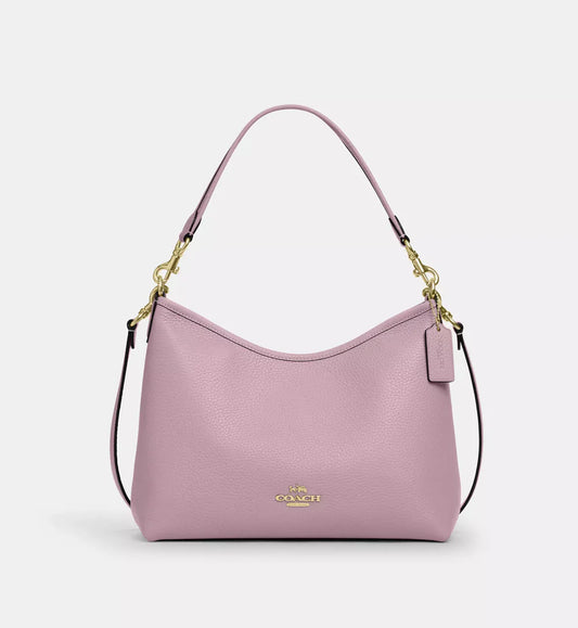 Coach Laurel Shoulder Bag 'Pebbled Leather Gold Carnation'