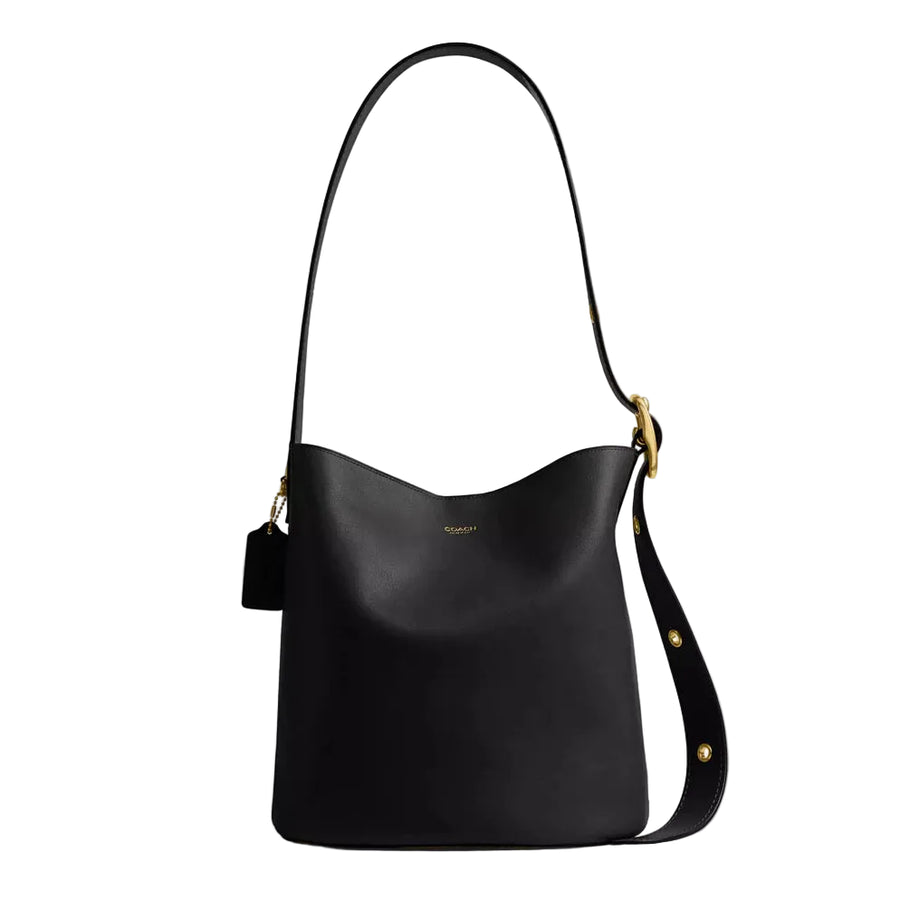 Coach Bleecker Bucket Bag 'Smooth Leather Brass Black'