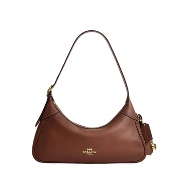 Coach Ella Small Shoulder Bag 'Smooth Leather Gold Redwood'
