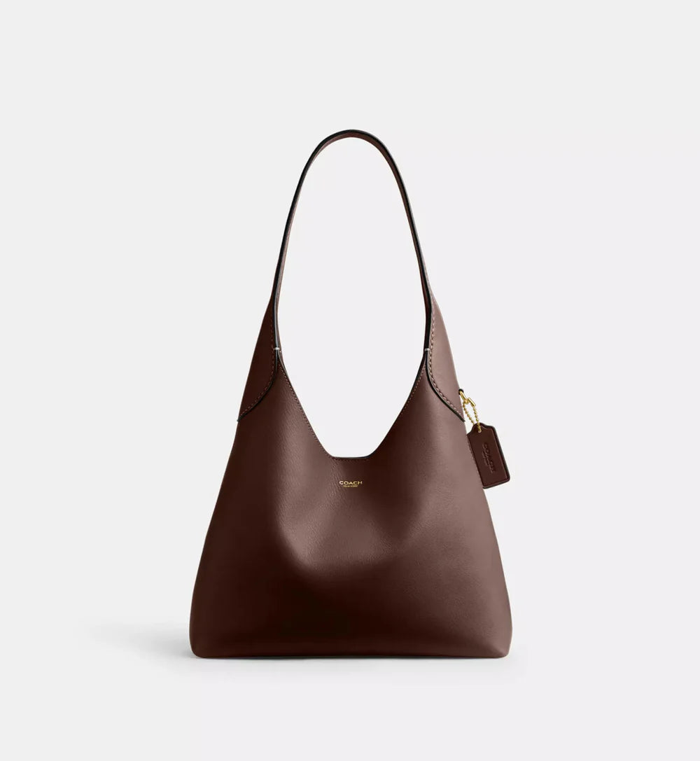 Coach Brooklyn Shoulder Bag 28 'Natural Grain Leather Brass Maple'