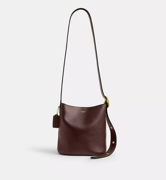 Coach Bleecker Bucket Bag 21 'Smooth Leather Brass Maple'