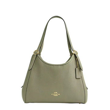 Coach Erin Shoulder Bag 'Pebbled Leather Gold Pistachio'