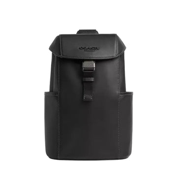 Coach Racer Pack 'Smooth Leather Gunmetal Black'