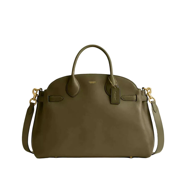 Coach Soft Empire Carryall Bag 40 'Smooth Leather Brass Olive'