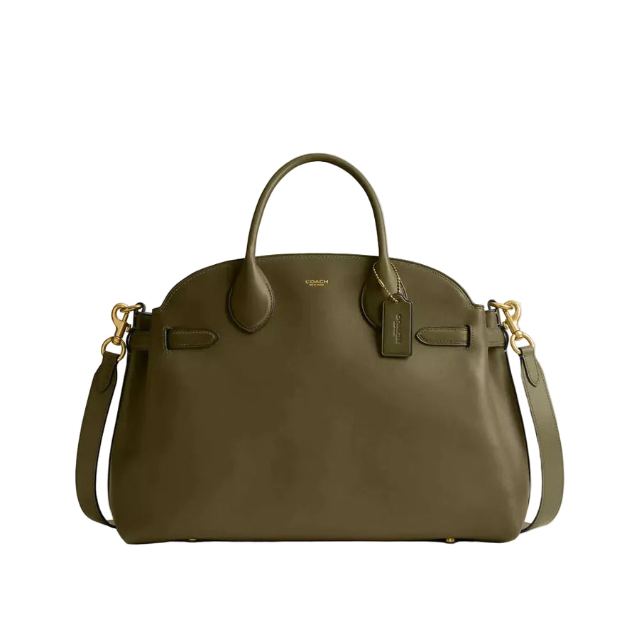 Coach Soft Empire Carryall Bag 40 'Smooth Leather Brass Olive'