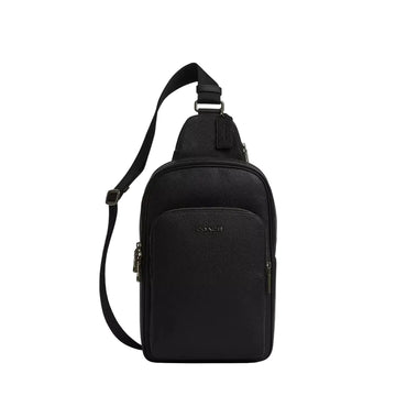 Coach Ethan Pack 'Pebbled Leather Gunmetal Black'