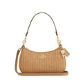 Coach Teri Shoulder Bag With Charm 'Straw Im Toast'