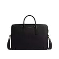 Coach Ethan Large Brief 'Pebbled Leather Gunmetal Black'