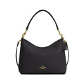 Coach Laurel Shoulder Bag 'Pebbled Leather Gold Black'