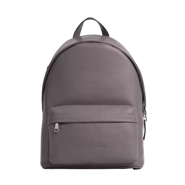 Coach Taylor Backpack 'Pebbled Leather Silver Graphite'