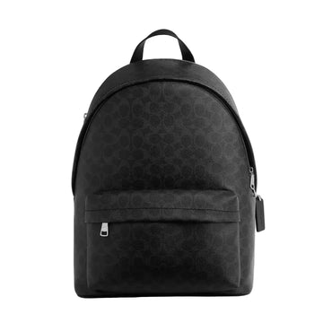 Coach Taylor Backpack In Ombre Signature Canvas 'Signature Canvas Silver Black Signature'