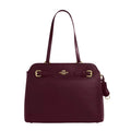 Coach Easton Tote Bag 'Smooth Leather Gold Dark Wine'