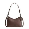 Coach Laurel Small Shoulder Bag 'Pebbled Leather Gunmetal Dark Stone'