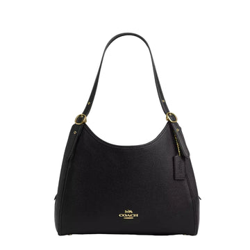 Coach Erin Shoulder Bag 'Pebbled Leather Gold Black'
