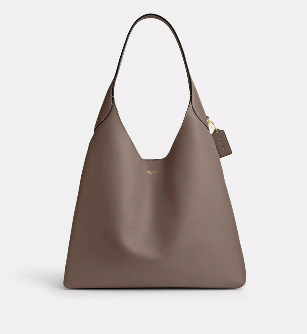 Coach Brooklyn Shoulder Bag 39 'Smooth Leather Brass Dark Stone'