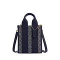 Coach Smith Mini Tote Bag In Signature Jacquard 'Signature Jacquard Gold Navy Midnight Navy'