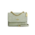 Coach Mini Klare Crossbody Bag With Floral Print 'Pebbled Leather Gold Pale Green'