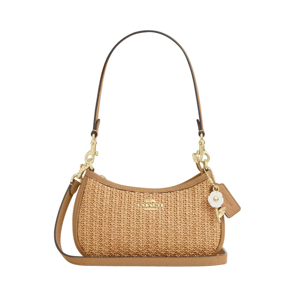 Coach Teri Mini Crossbody Bag 'Straw Gold Toast'