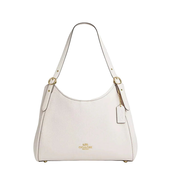 Coach Erin Shoulder Bag 'Pebbled Leather Gold Chalk'
