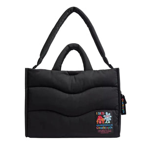 Coach Coachtopia Loop Tote With Wavy Quilting 'Recycled Polyester Black 2'