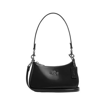Coach Teri Mini Crossbody Bag 'Novelty Leather Silver Black'