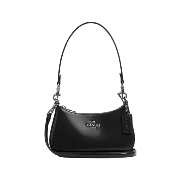 Coach Teri Mini Crossbody Bag 'Novelty Leather Silver Black'