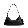 Coach Ella Small Shoulder Bag 'Pebbled Leather Gunmetal Black'