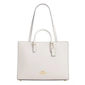 Coach Maggie Tote Bag 'Pebbled Leather Gold Chalk'