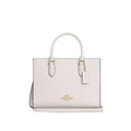 Coach Maggie Small Tote Bag 'Pebbled Leather Gold Chalk'