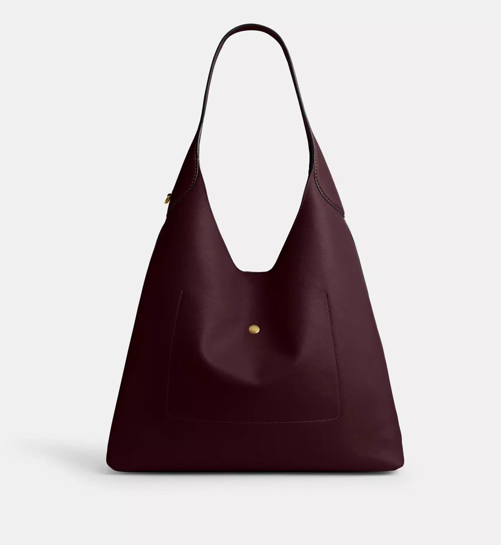 Coach Brooklyn Shoulder Bag 39 'Smooth Leather Brass Merlot'