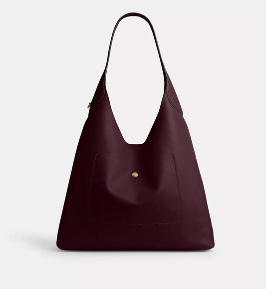 Coach Brooklyn Shoulder Bag 39 'Smooth Leather Brass Merlot'