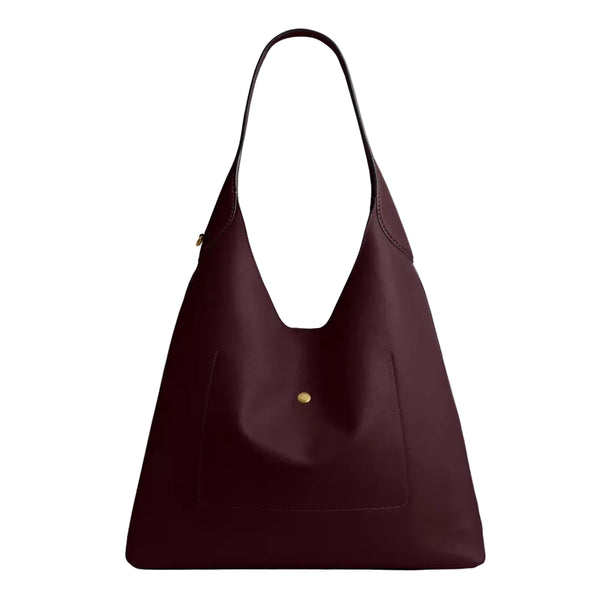 Coach Brooklyn Shoulder Bag 39 'Smooth Leather Brass Merlot'