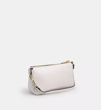 Coach Nolita 19 'Pebbled Leather Gold Chalk'