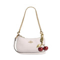 Coach Teri Mini Crossbody Bag 'Pebbled Leather Gold Chalk'