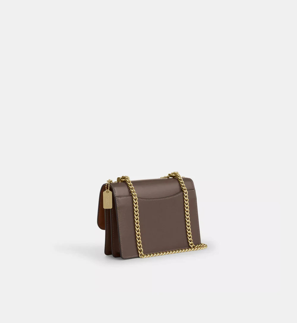 Coach Mini Klare Crossbody Bag 'Calf Leather Gold Dark Stone'