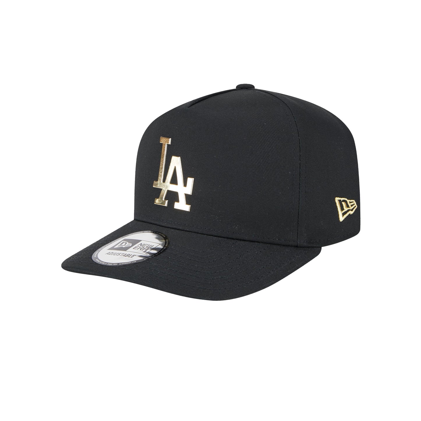 LA Dodgers Foil Pack Black A-Frame Trucker