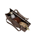 Coach Maggie Tote Bag 'Pebbled Leather Gold Dark Stone'