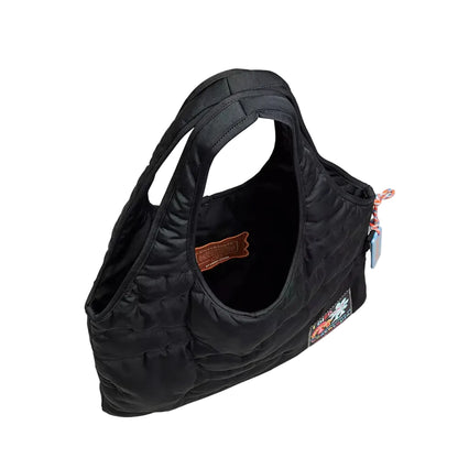 Coach Coachtopia Loop Flat Tote With Cloud Quilting 'Black'