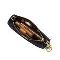 Coach Teri Shoulder Bag 'Pebbled Leather Gold Black'