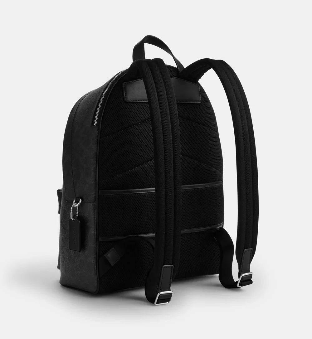 Coach Taylor Backpack In Ombre Signature Canvas 'Signature Canvas Silver Black Signature'