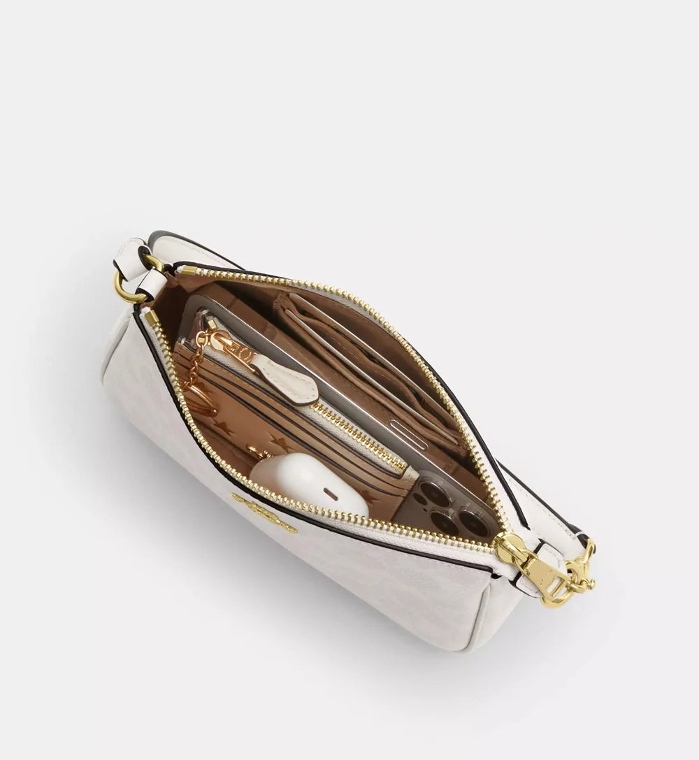 Coach Nolita 19 In Signature Canvas 'Signature Canvas Silver Sand Taupe'