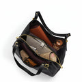 Coach Erin Shoulder Bag 'Pebbled Leather Gold Black'