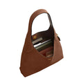 Coach Brooklyn Shoulder Bag 28 'Suede Brass Warm Brown'