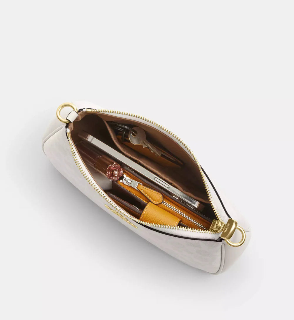 Coach Teri Shoulder Bag In Signature Canvas 'Signature Canvas Gold Sand Chalk'