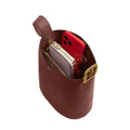 Coach Bleecker Bucket Bag 21 'Suede Brass Warm Brown'